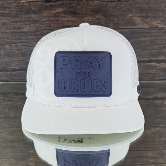 G/FORE | Accessories | Gfore Hat Cap White Pray For Birdies Stretch ...
